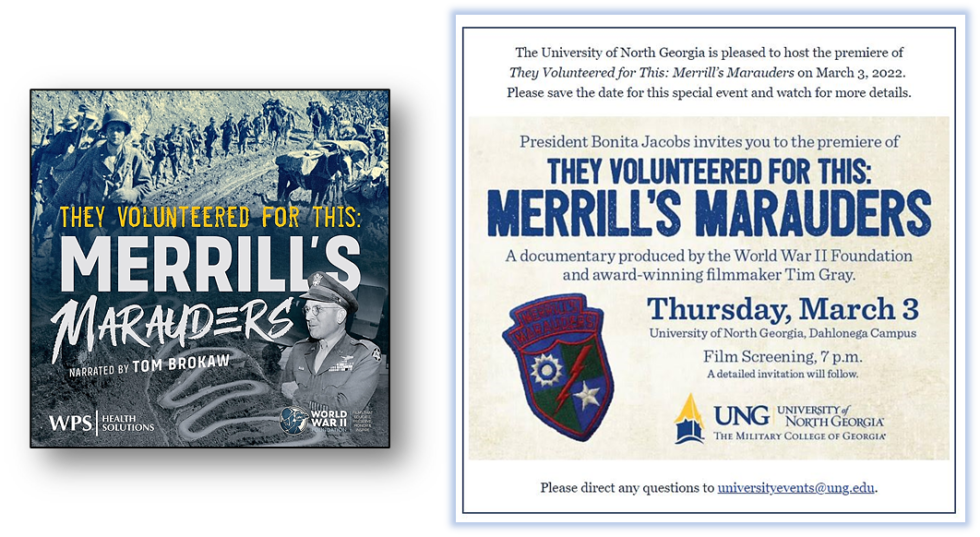 Merrills Marauders Updates - Plus More - January 2022 - 75th Ranger ...